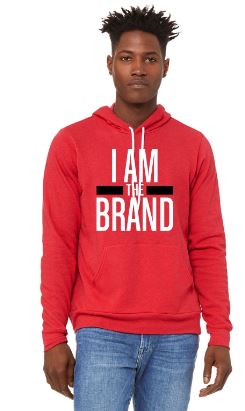 "I AM THE BRAND" Hoodie (Red)