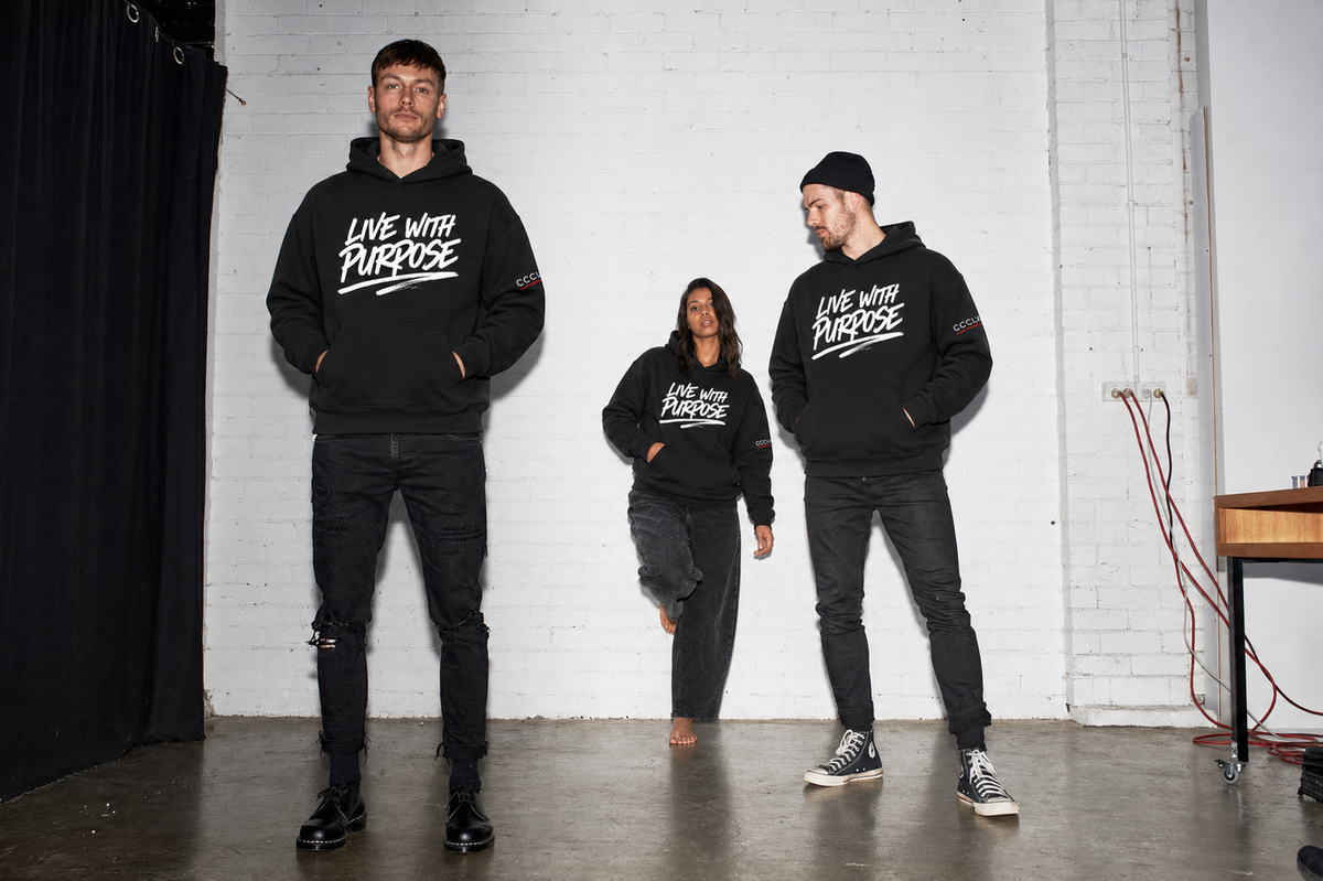 LIVE WITH PURPOSE Premium Hoodie