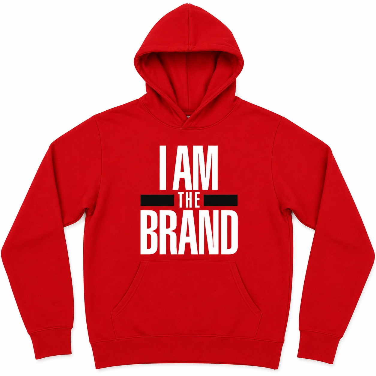 "I AM THE BRAND" Hoodie (Red)